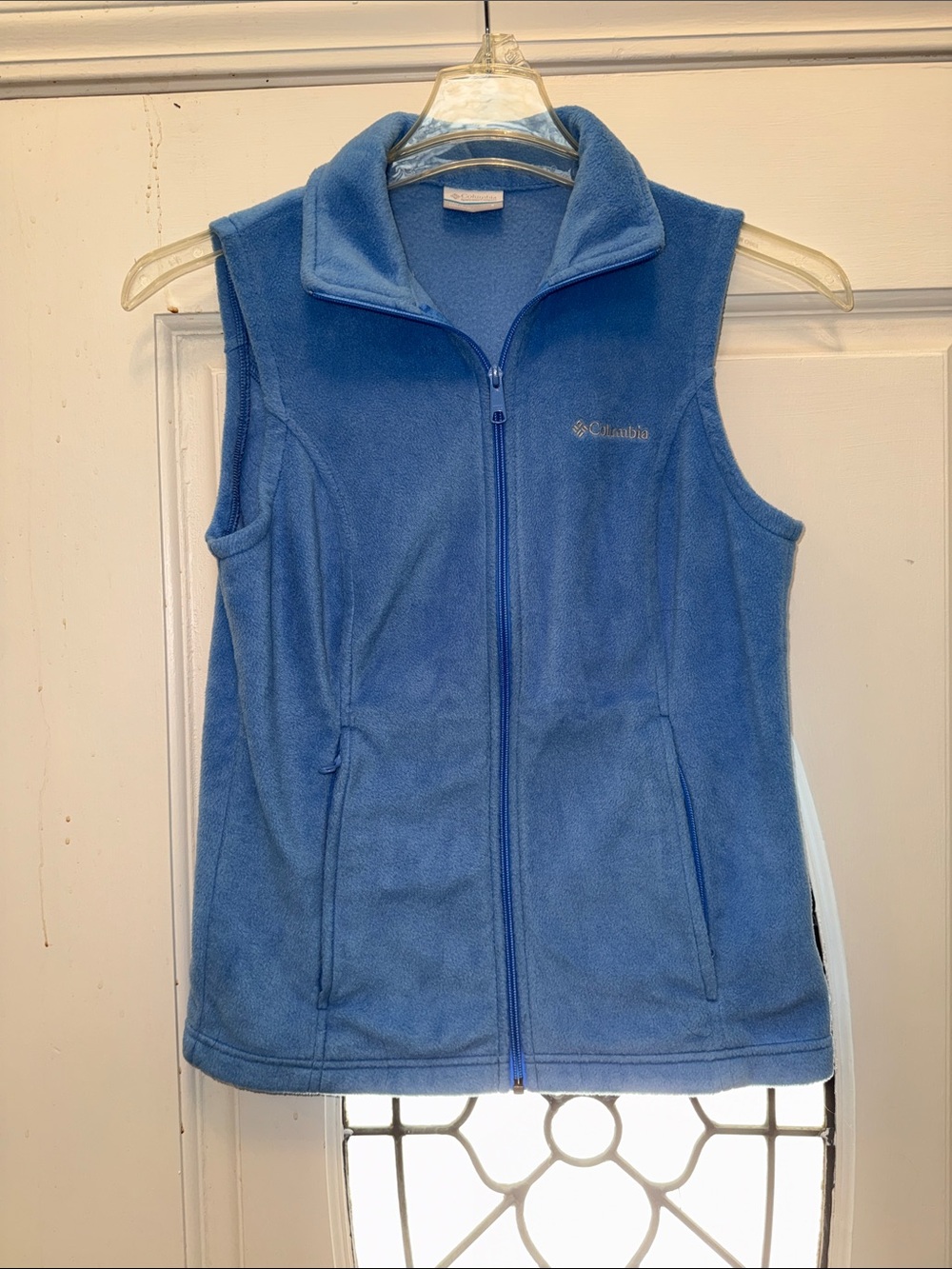 Columbia Light Blue Women's Sleeveless Fleece Vest